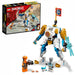 LEGO 71761 NINJAGO Zane’s Power Up Mech EVO Action Figure with Cobra Snake and Zane Minifigure, Collectible Mission Banner Series, Ninja Toys for Kids Single