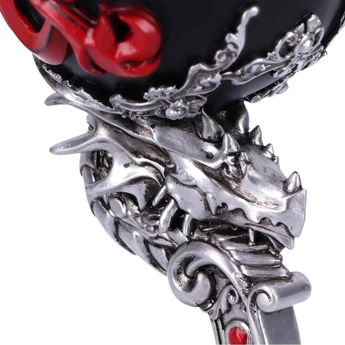 Nemesis Now Dungeons & Dragons Fantasy Role Play Die D20 Goblet, Resin, Black, 1 Count (Pack of 1