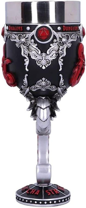 Nemesis Now Dungeons & Dragons Fantasy Role Play Die D20 Goblet, Resin, Black, 1 Count (Pack of 1