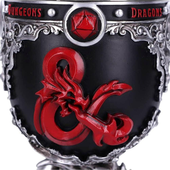 Nemesis Now Dungeons & Dragons Fantasy Role Play Die D20 Goblet, Resin, Black, 1 Count (Pack of 1