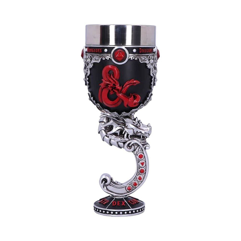 Nemesis Now Dungeons & Dragons Fantasy Role Play Die D20 Goblet, Resin, Black, 1 Count (Pack of 1
