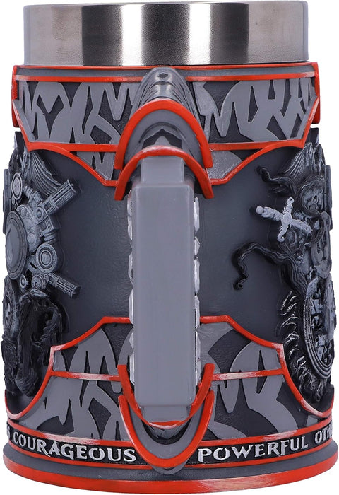 Nemesis Now Magic The Gathering Five Colour Wheel Tankard, Resin, Grey, 1 Count (Pack of 1