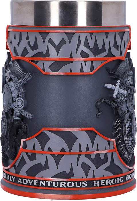 Nemesis Now Magic The Gathering Five Colour Wheel Tankard, Resin, Grey, 1 Count (Pack of 1