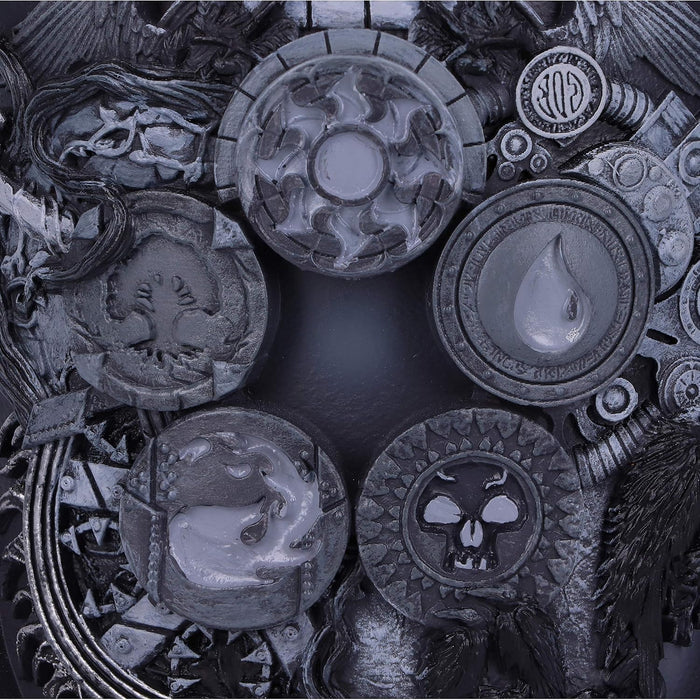 Nemesis Now Magic The Gathering Five Colour Wheel Tankard, Resin, Grey, 1 Count (Pack of 1