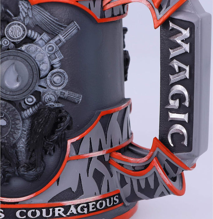 Nemesis Now Magic The Gathering Five Colour Wheel Tankard, Resin, Grey, 1 Count (Pack of 1