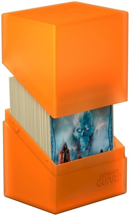 Ultimate Guard UGD010845 Boulder 80+ Deck Case, Poppy Topaz, Standard Size