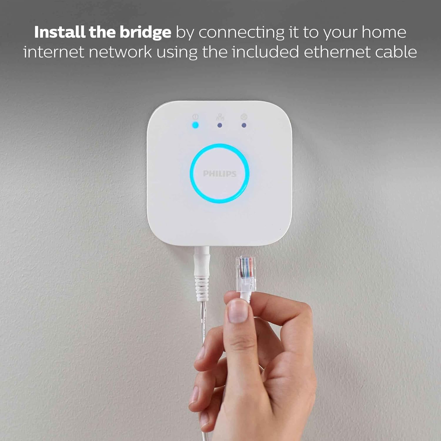 Philips Hue Bridge - Central Controller - Wireless, Wired - Zigbee - 2400 - 2483.5 Mhz - Ethernet