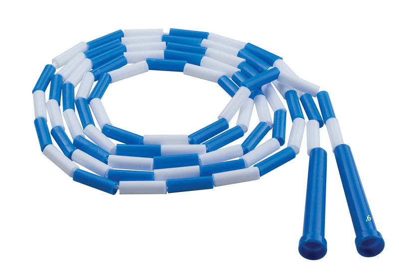 Champion Sports Segmented Jump Rope for Fitness - Classic Beaded Jump Ropes for Physical Education, Gym Glass, Personal Use - Premium Skipping Rope for Kids, Adults 9 Feet