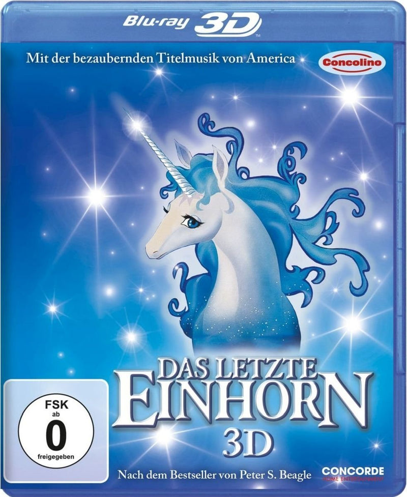 Das letzte Einhorn 3D (Zum 30 Jährigen Jubiläum 2D und 3D Version auf einer Disc)