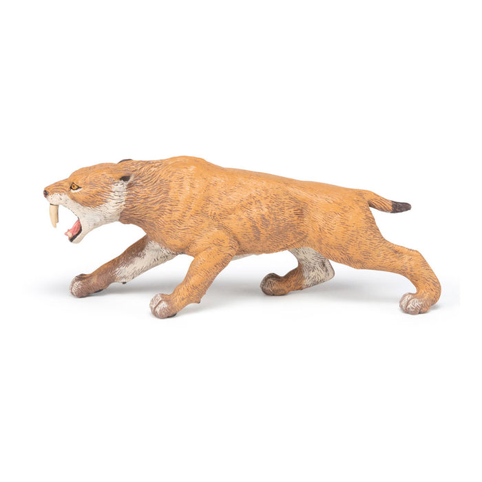 PAPO Dinosaurs Smilodon Toy Figure, Tan (55022)