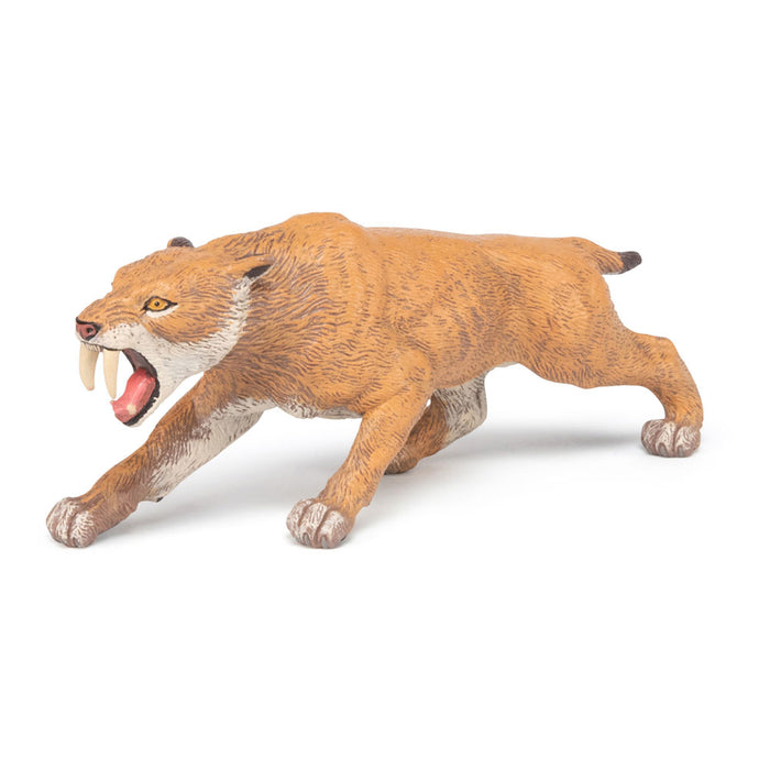 PAPO Dinosaurs Smilodon Toy Figure, Tan (55022)