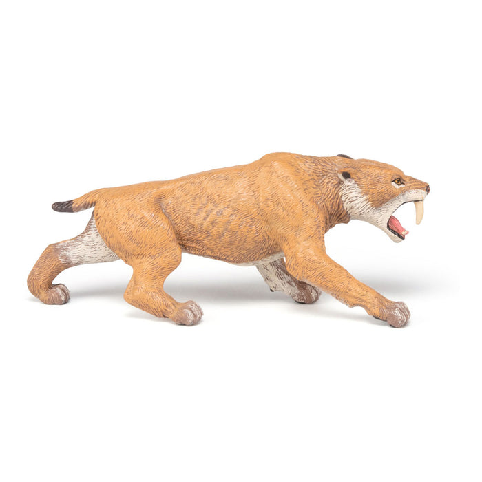 PAPO Dinosaurs Smilodon Toy Figure, Tan (55022)