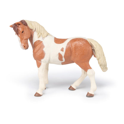 PAPO Horse and Ponies Pinto Mare Toy Figure, Brown/White (51094)