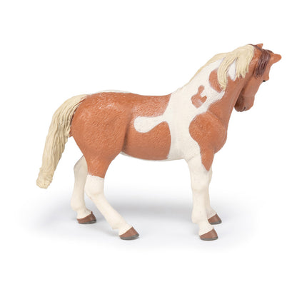 PAPO Horse and Ponies Pinto Mare Toy Figure, Brown/White (51094)