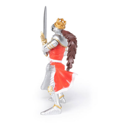 Papo (39797 Dragon King with Sword Figura, Multicolor, Color Plata-Rojo-Oro