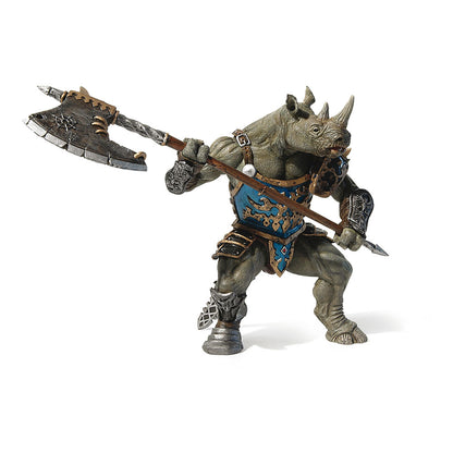 Papo-38946 Papo Rhino Man o Caballero sin Rostro, Color verde - azul (2038946