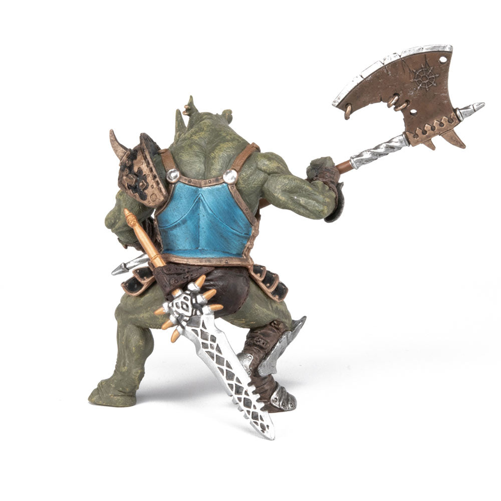 Papo-38946 Papo Rhino Man o Caballero sin Rostro, Color verde - azul (2038946