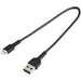 StarTech.com 12inch (30cm) Durable Black USB-A to Lightning Cable - Heavy Duty Rugged Aramid Fiber USB Type A to Lightning Charger/Sync Power Cord - Apple MFi Certified iPad/iPhone 12 (RUSBLTMM30CMB