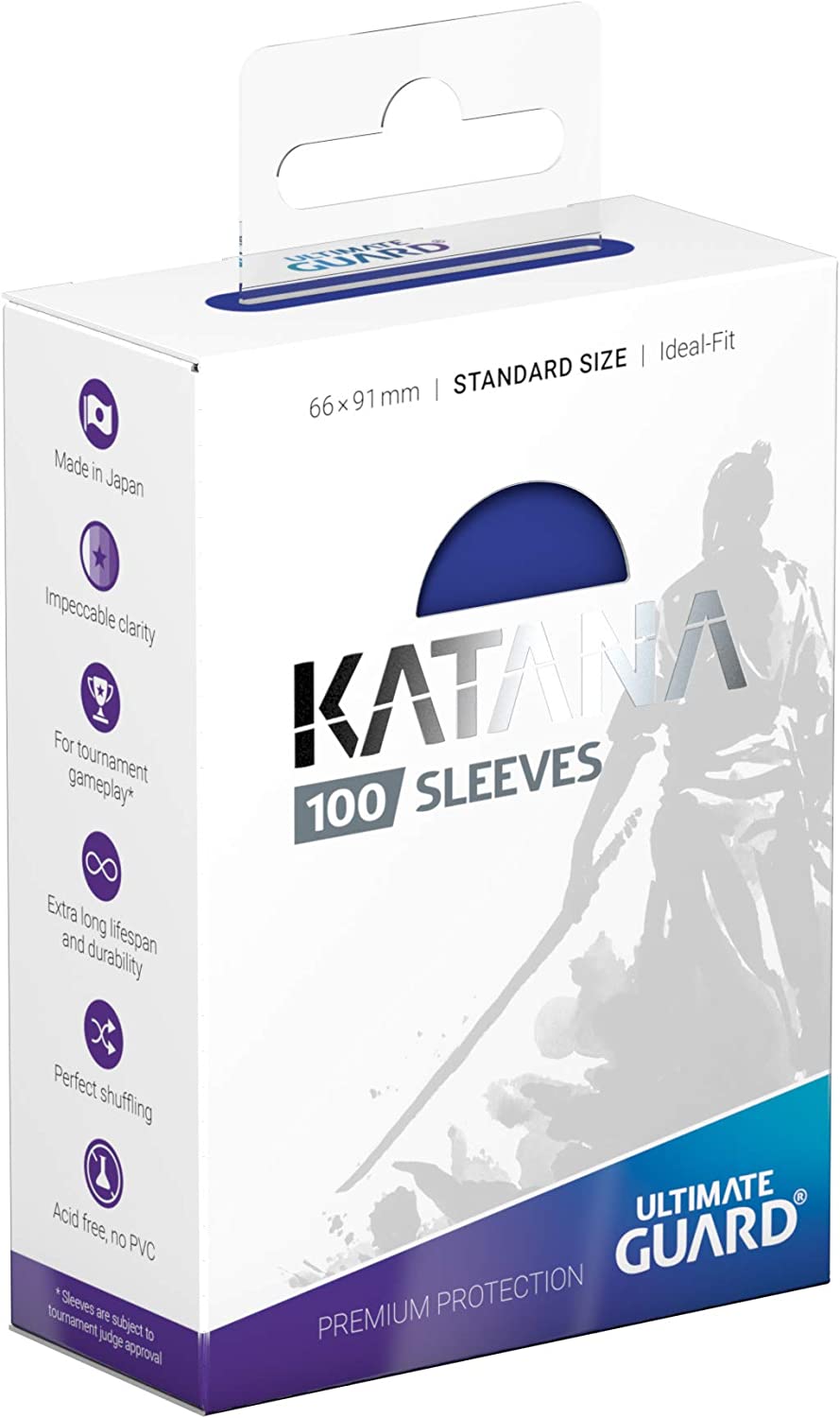 Ultimate Guard UGD010108 Katana Sleeves - Blue (100)