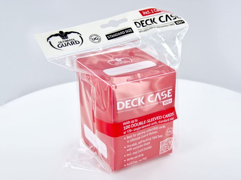 Ultimate Guard 100 Plus Deck Case (Standard, Red