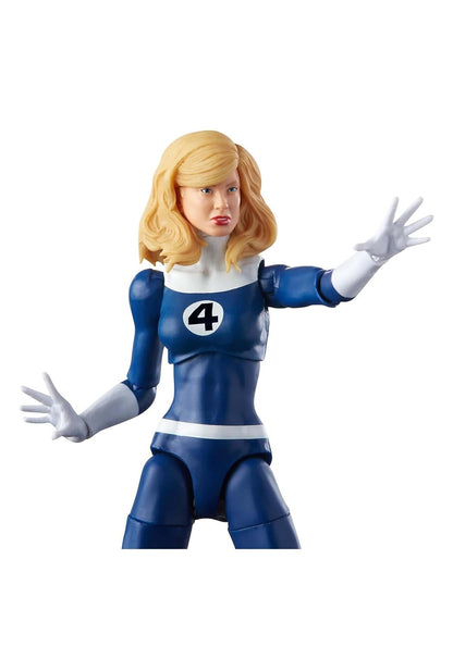Marvel Hasbro Legends Series Retro Fantastic Four Marvel's Invisible Woman 6-inch Action Figure Toy, Includes 3 Accessories, Black