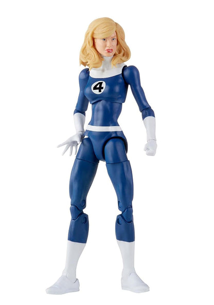 Marvel Hasbro Legends Series Retro Fantastic Four Marvel's Invisible Woman 6-inch Action Figure Toy, Includes 3 Accessories, Black