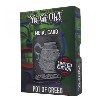 Yu-Gi-Oh! KON-YGO34 Limited Edition Metal Collectible-Pot of Greed