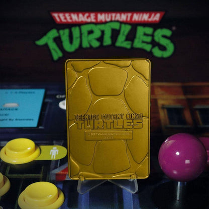 Fanattik V-Turt7 Teenage Mutant Ninja Turtles Metal Gold Ingot Collectible