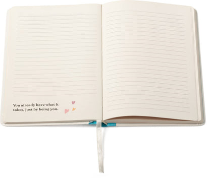 Eccolo “Celebrate Differences” Inspirational Guided Lined Journal Notebook, Hardcover, Banded A5 Journal with Quotes and Ruled Pages, Ribbon Bookmark. 256 Pages Inspirational Notebook