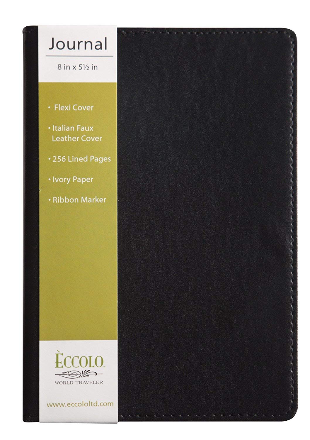 Eccolo Simple Journal Collection Set, Black, Medium