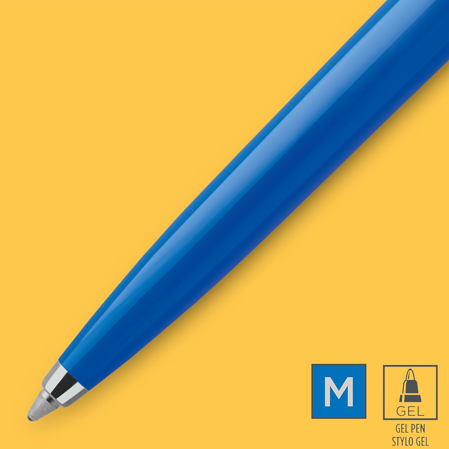 Parker Jotter Originals Gel Pen |Classic Blue Finish | Medium Point (0.7 mm) | Blue Ink Classic Blue 1 Count (Pack of 1) Gel pen Blister