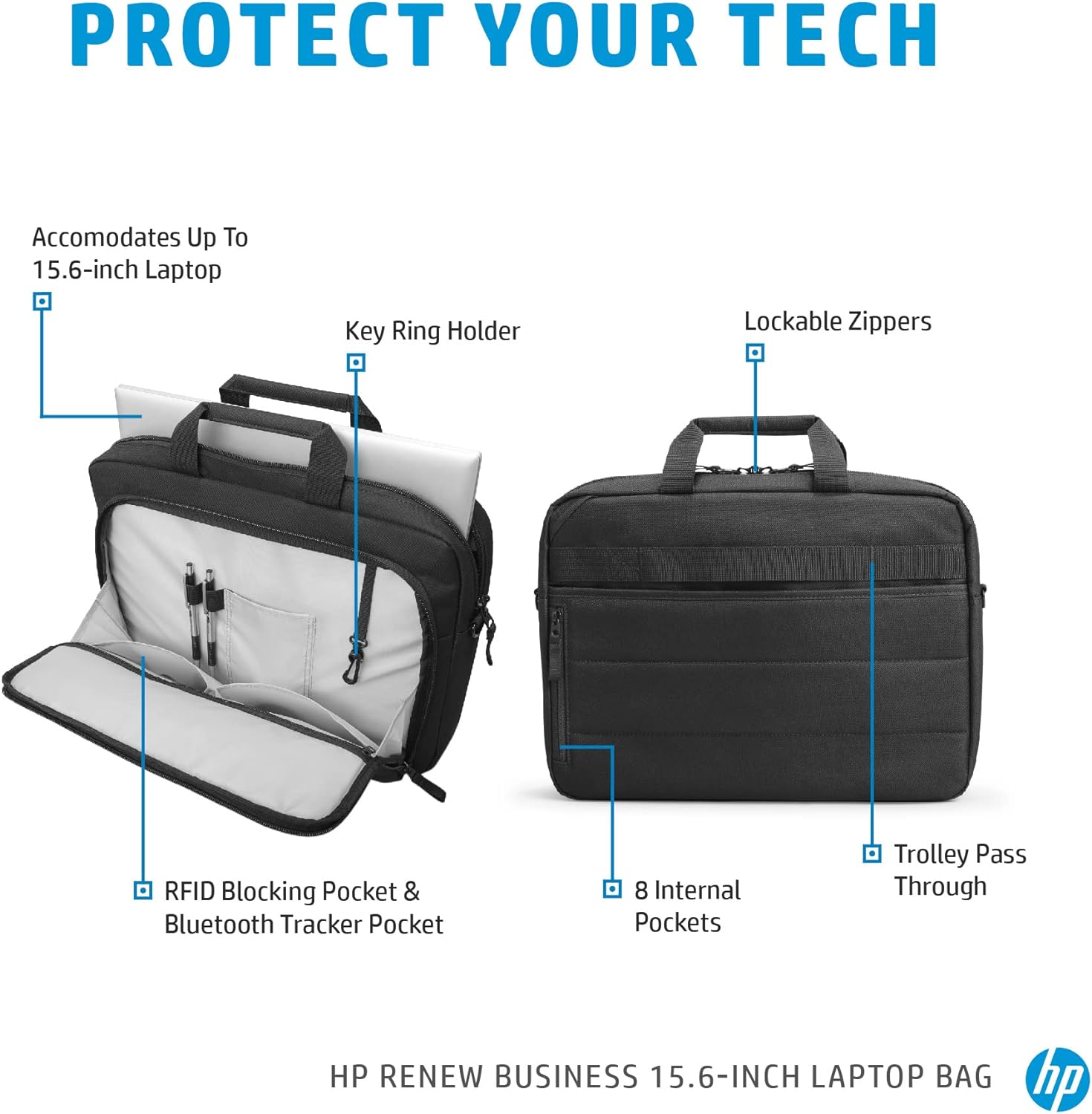 HP Sacoche pour ordinateur portable Renew Business 15,6 pouces