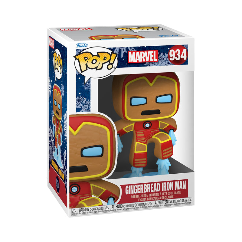 Funko POP! Marvel: Holiday - Iron Man - Marvel Comics - Collectable Vinyl Figure - Gift Idea - Official Merchandise - Toys for Kids & Adults - Comic Books Fans - Model Figure for Collectors