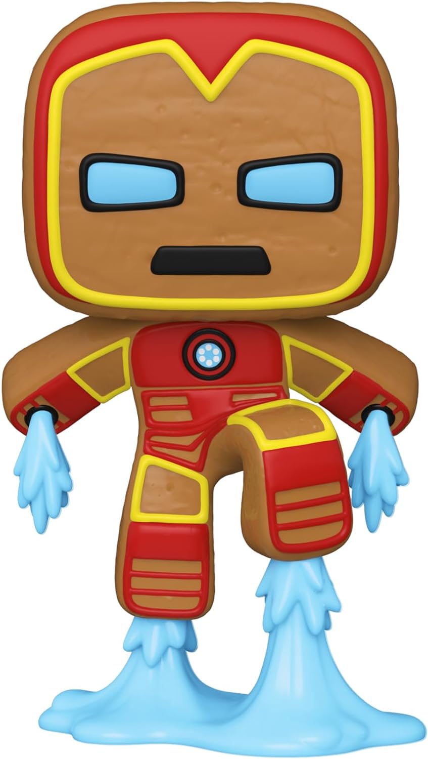 Funko POP! Marvel: Holiday - Iron Man - Marvel Comics - Collectable Vinyl Figure - Gift Idea - Official Merchandise - Toys for Kids & Adults - Comic Books Fans - Model Figure for Collectors