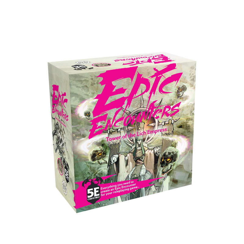Epic Encounters: Tower of The Lich Empress – 1 Highly Detailed Miniature - Dungeons and Dragons 5e Compatible Expansion by Steamforged Games – TTRPG DND D&D RPG - Ages 14+