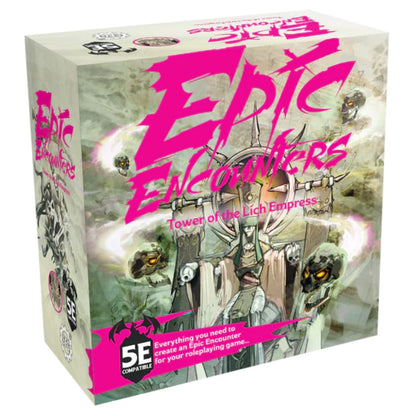 Epic Encounters: Tower of The Lich Empress – 1 Highly Detailed Miniature - Dungeons and Dragons 5e Compatible Expansion by Steamforged Games – TTRPG DND D&D RPG - Ages 14+