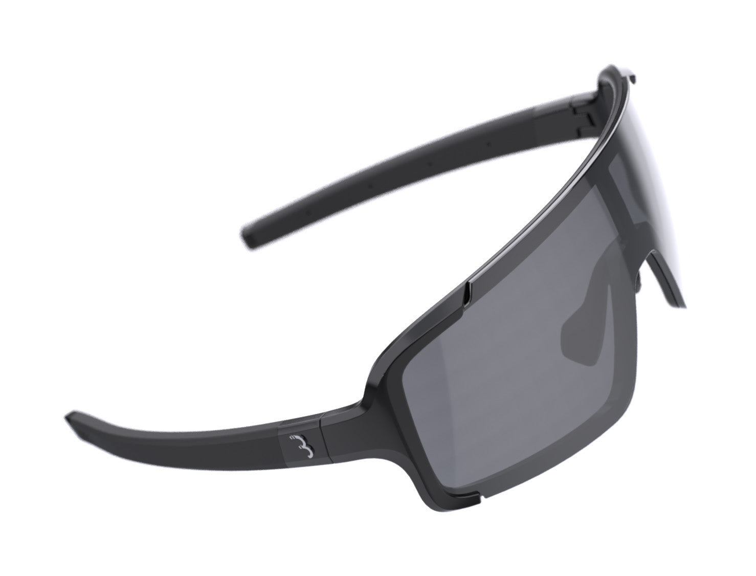 BBB Lunettes de Cyclisme Chester Mlc Grilamid incassable - Pont en caoutchouc réglable - Embouts à branches en caoutchouc - Accessoires pour vélos - Mixte