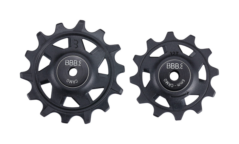 BBB Cycling 2x 12-14-T Derailleur Jockey Wheels Narrow/Wide I SRAM Jockey Wheels 12 speed MTB System Compatible I RollerBoys BDP-07