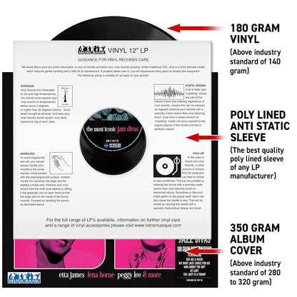 The Most Iconic Jazz Divas - Various 12” Record, Label: MUSICBANK