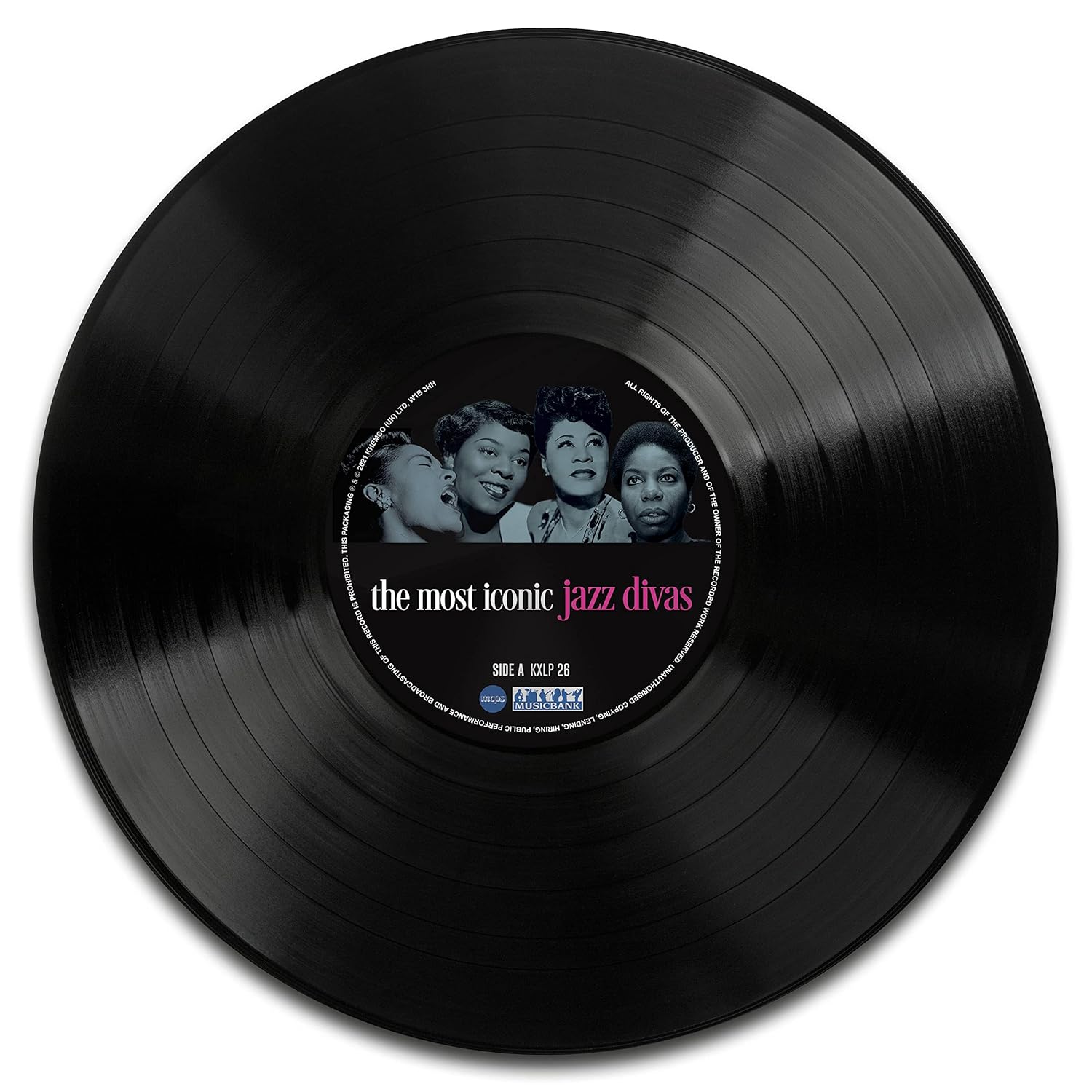 The Most Iconic Jazz Divas - Various 12” Record, Label: MUSICBANK