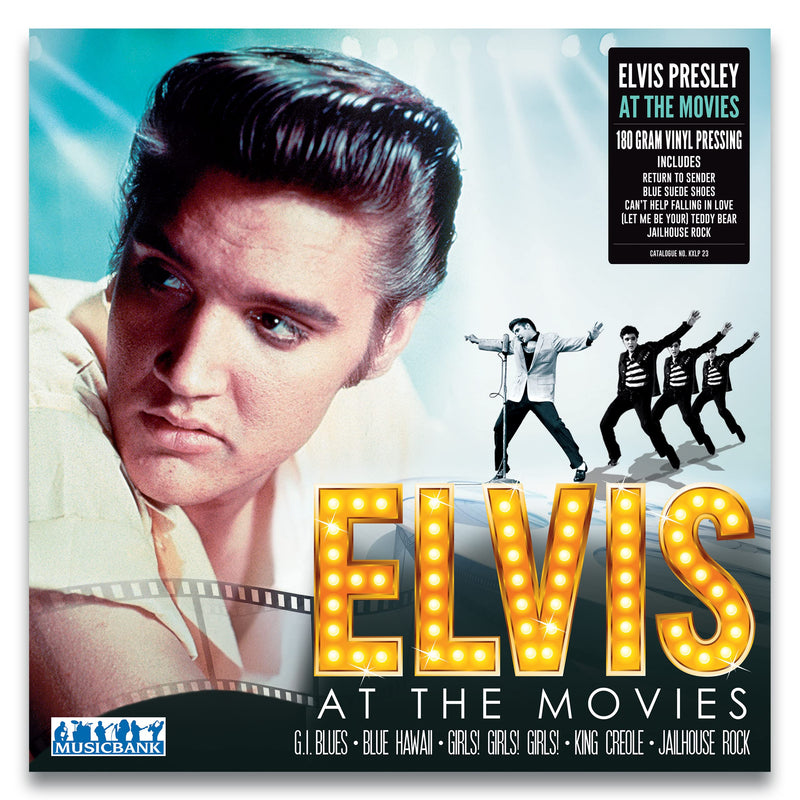 Elvis - At The Movies 12” Record, Label: MUSICBANK