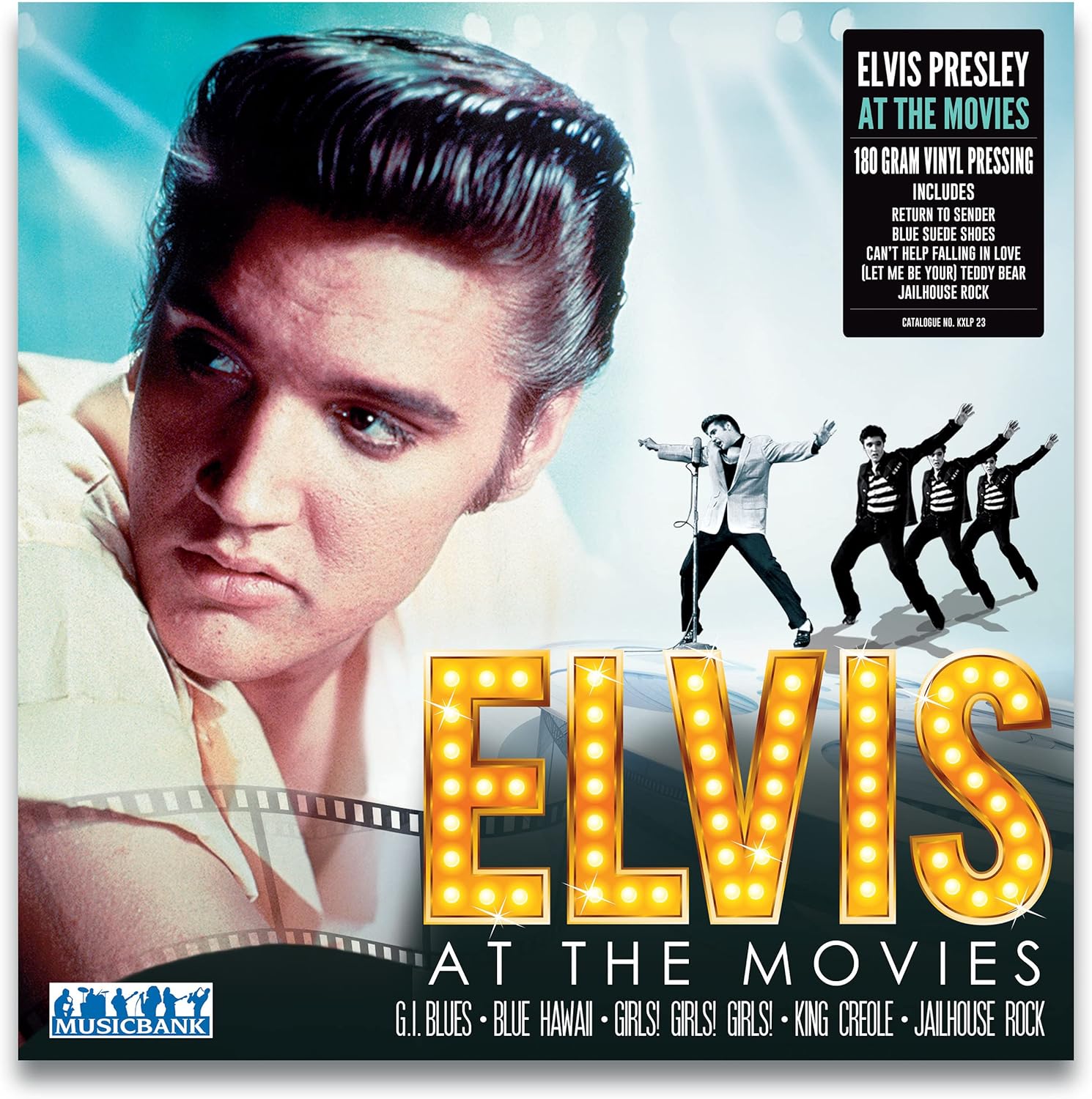 Elvis - At The Movies 12” Record, Label: MUSICBANK