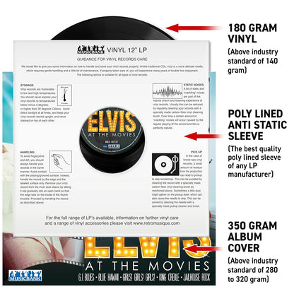 Elvis - At The Movies 12” Record, Label: MUSICBANK