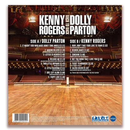 Kenny & Dolly - Back To Back 12” Record, Label: MUSICBANK