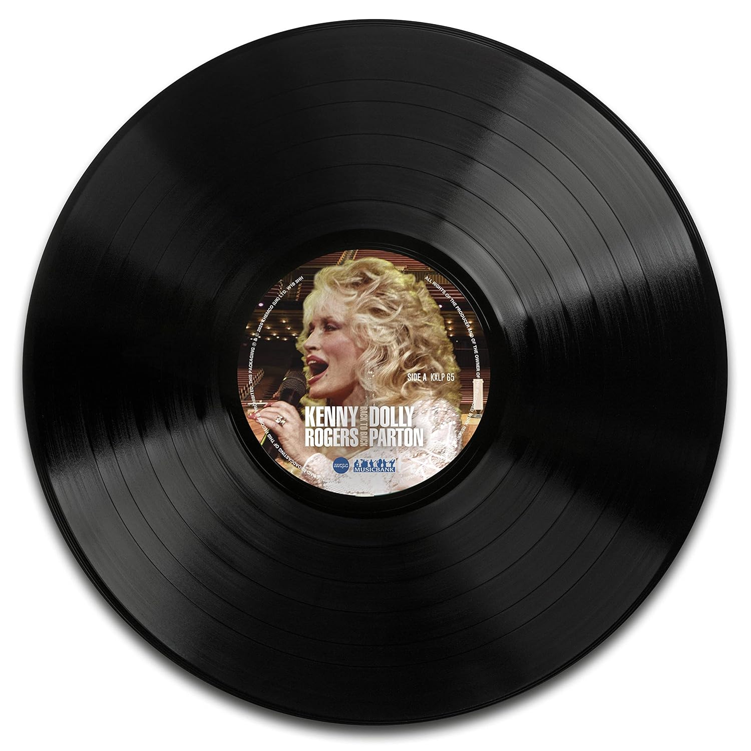Kenny & Dolly - Back To Back 12” Record, Label: MUSICBANK