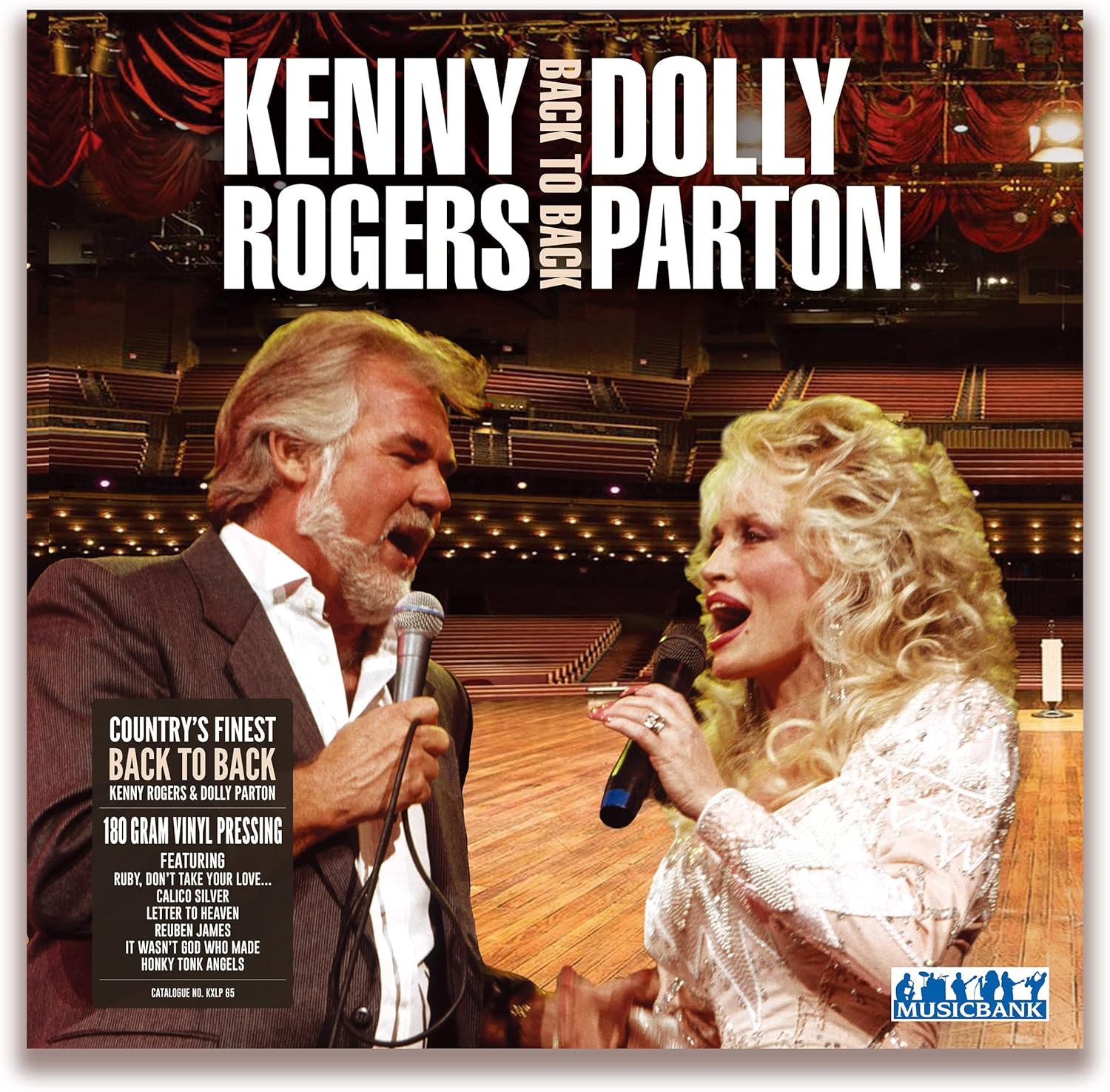 Kenny & Dolly - Back To Back 12” Record, Label: MUSICBANK