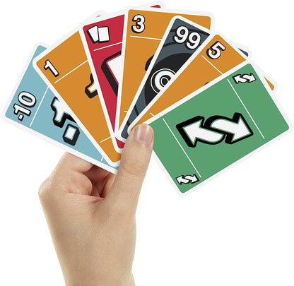 ONO 99 Card Game for Kids & Families, 2 to 6 Players, Adding Numbers, Gift for Ages 7 Years & Older, HHL37