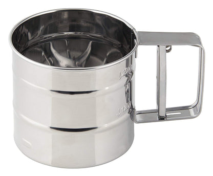 FACKELMANN 44990 Flour Sieve, Stainless Steel, Silver