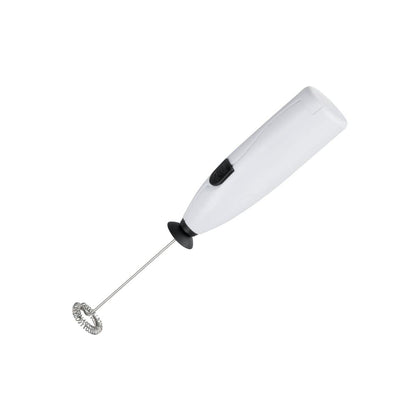 Fackelmann 42317 Plastic/Stainless Steel Milk Foamer, Black/White/Silver 19.5 x 3.5 x 2.5 cm Black/White/Silver
