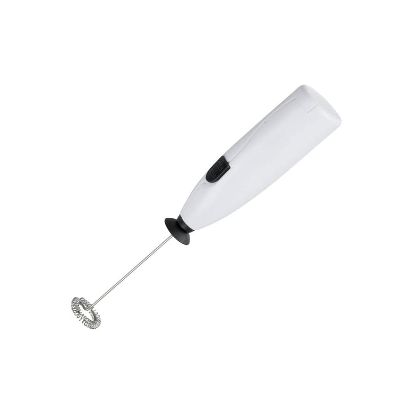 Fackelmann 42317 Plastic/Stainless Steel Milk Foamer, Black/White/Silver 19.5 x 3.5 x 2.5 cm Black/White/Silver